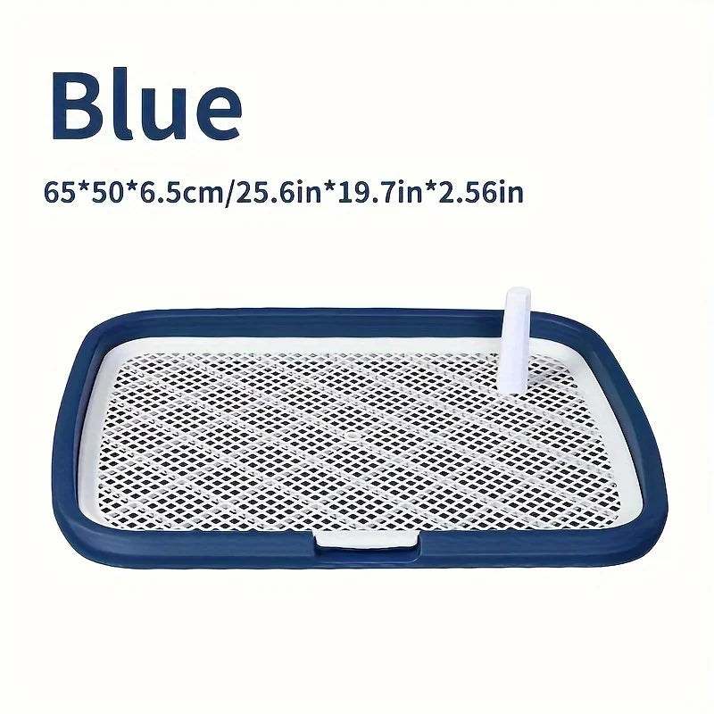 Dog Potty Training Toilet, Plastic Dog Pee Pad Holder With Removable Net, Reusable Dog Potty Trainer Dog Toilet Tray For Pets Up