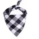 Classic Red Black Plaid Pet Dog Bandana Cat Puppy Pet Dog Accessories Pet Neckerchief Scarf Dog Saliva Towel