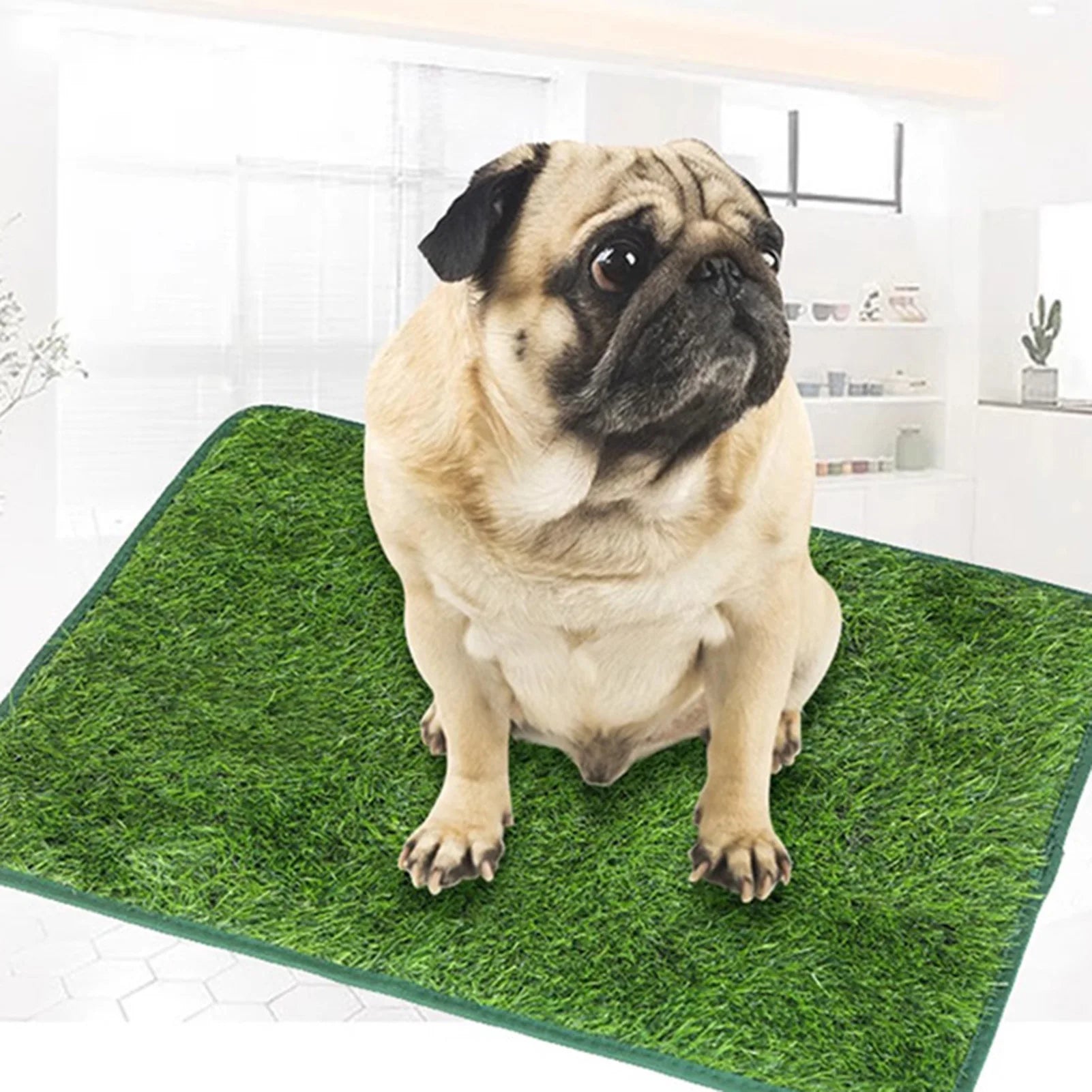 Dog Grass Mat Pee Pad Artificial Grass Pet Dog Training Pee Pad Reusable Strong Absorbency Pee Pad Suitable For Dog Potty Train
