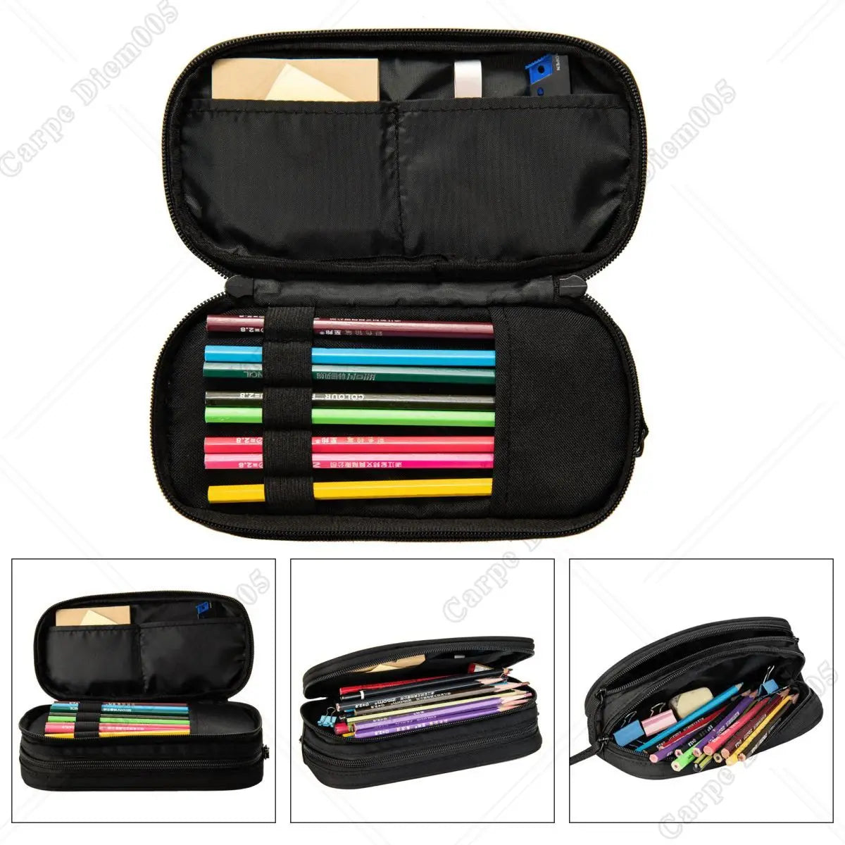 French Bulldog Frenchie Dog Pencil Case Lovely Pet Animal Pen Holder Bag Student Big Capacity Office Gifts Pencilcases