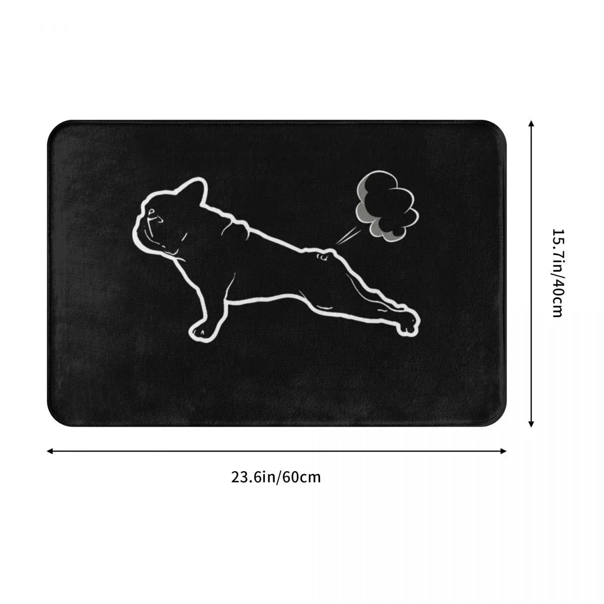 French Bulldogs Entrance Doormat Home Decoration Non-slip Bedroom Floor Mat Balcony Long Rugs Living Room Carpet