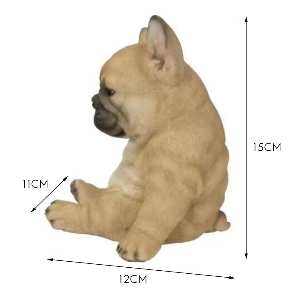 French  Statue Dog Figurine Resin Ornament for Outdoor or Indoor Decor  Statue Resin Dog Figurine Resin Ornament