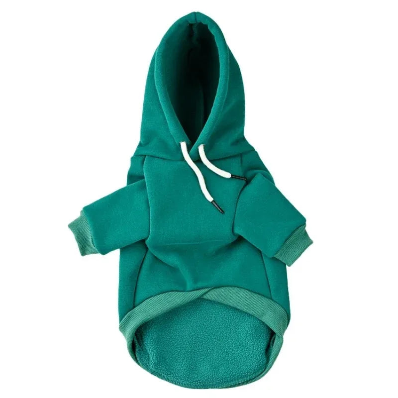Dog Clothes Pet Dog Hoodie Small And Medium Dog Vest Outdoor Sweatshirt Bulldog Husky Warm Fleece Pet Clothing Puppy Cat Costume