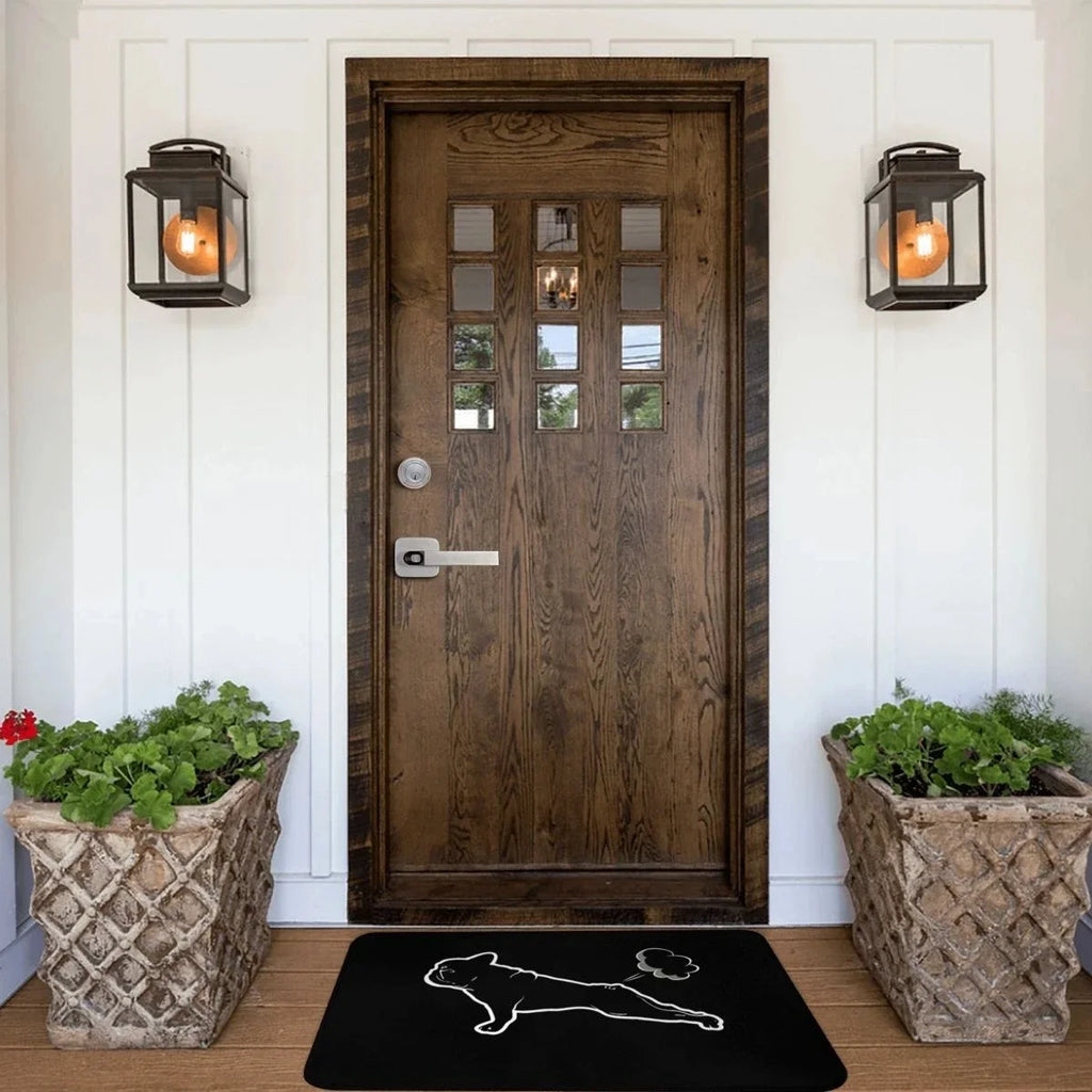 French Bulldogs Entrance Doormat Home Decoration Non-slip Bedroom Floor Mat Balcony Long Rugs Living Room Carpet