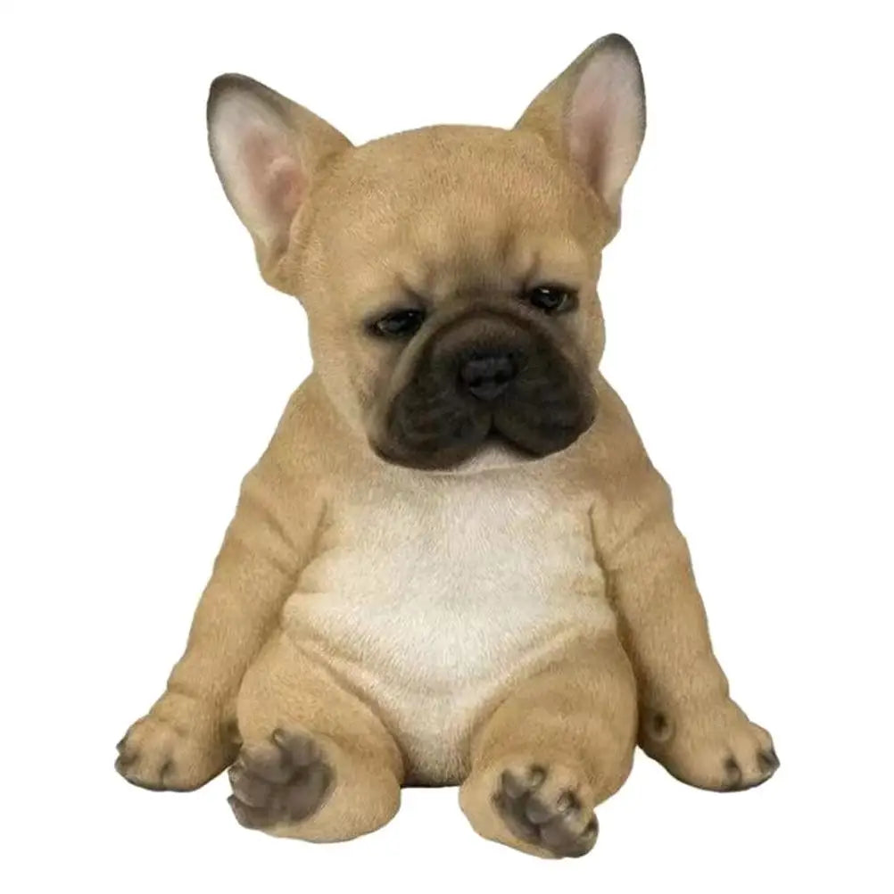 French  Statue Dog Figurine Resin Ornament for Outdoor or Indoor Decor  Statue Resin Dog Figurine Resin Ornament