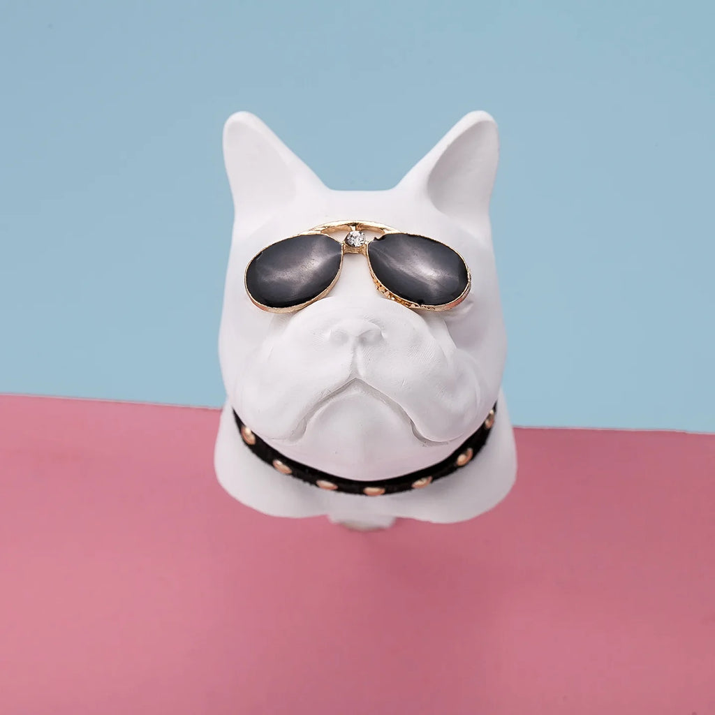 French Bulldog Car Air Freshener Outlet Air Vent Perfume Ornament Essential Oil Fragrance Scent Car Accessories