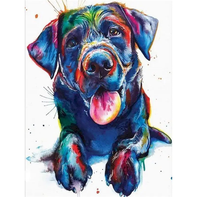 PhotoCustom Painting By Number Colorful French Bulldogs DIY Kits On Canvas Acrylic Paint Oil Picture Of Coloring By Number Decor
