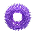 Strong Donut TPR Pet Dog Chew Toys with Squeak for Small Medium Dogs French Bulldog Corgi Border Shepherd Puppy Pets Accessories
